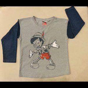 Disney•Boys 5•Pinocchio Shirt
